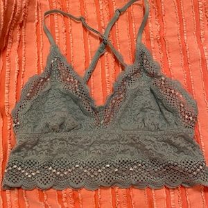 Aerie Lace Cross-Back Bralette